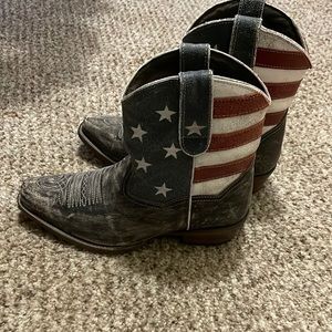 Brand new American flag Roper cowboy boots